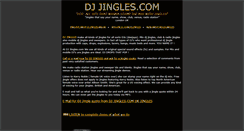 Desktop Screenshot of dj-jingles.com